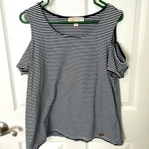 Cold shoulder Michael Kors top